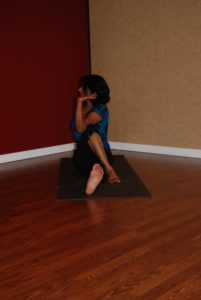 Ardha Matsyendrasana or Half Lord of the Fishes Pose