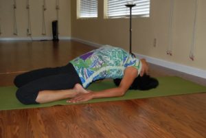 Combination of Matsyasana or Fish Pose and Supt Virasana or Reclining Hero Pose