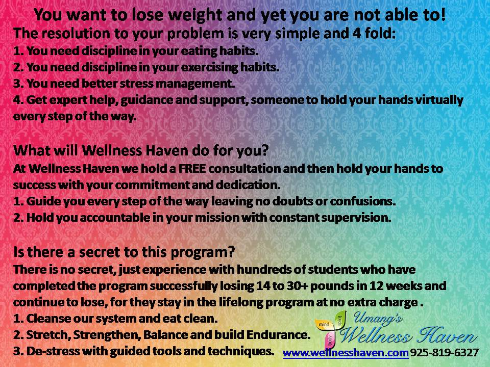 I want to lose weight